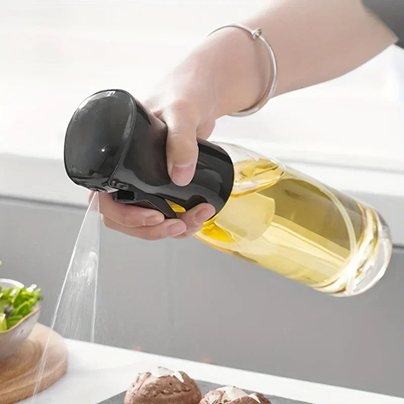 "200/300/500ml Oil Spray Bottle - Olive Oil, Vinegar, Soy Sauce Dispenser for Kitchen, Cooking, Baking & Camping"