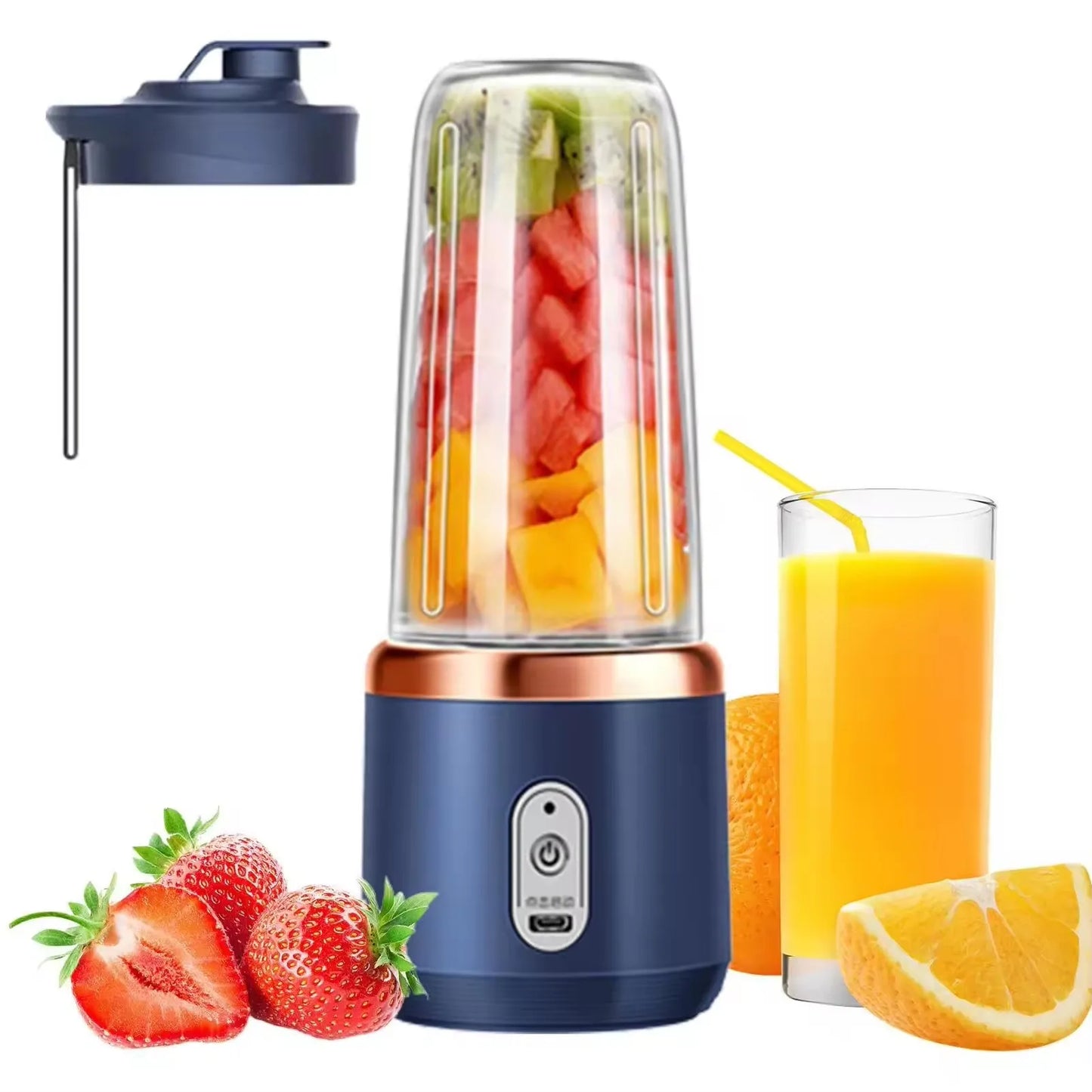 Portable USB Electric Juicer & Mini Mixer for Fruits & Vegetables