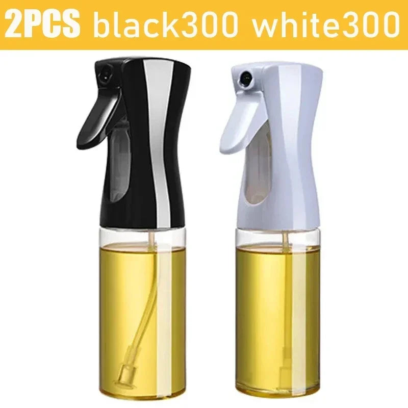 "200/300/500ml Oil Spray Bottle - Olive Oil, Vinegar, Soy Sauce Dispenser for Kitchen, Cooking, Baking & Camping"