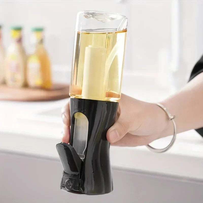 "200/300/500ml Oil Spray Bottle - Olive Oil, Vinegar, Soy Sauce Dispenser for Kitchen, Cooking, Baking & Camping"