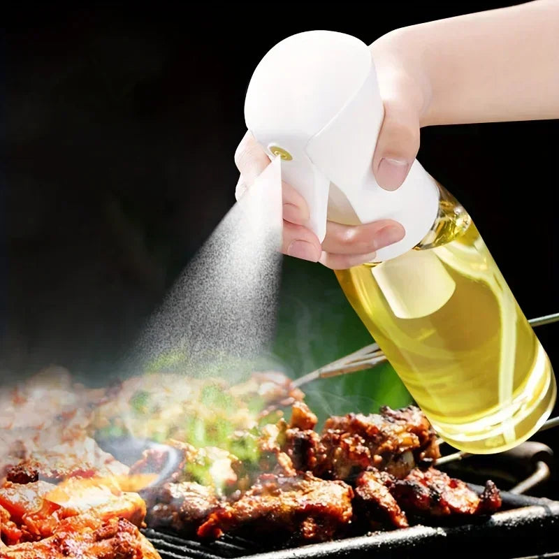 "200/300/500ml Oil Spray Bottle - Olive Oil, Vinegar, Soy Sauce Dispenser for Kitchen, Cooking, Baking & Camping"