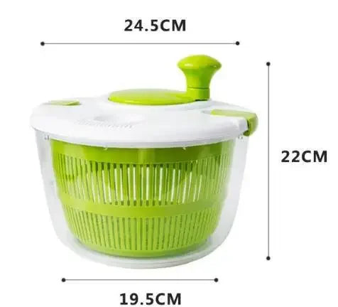 Multifunction Manual Salad Spinner Dryer Vegetable Fruit Food Dehydrator Quick Drying Kitchen Household Vegetable Dehydrator